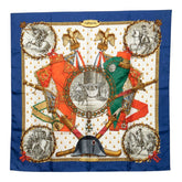 エルメス カレ90 ナポレオン NAPOLEON スカーフ マルチカラー シルク レディース HERMES 【中古】