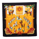 エルメス カレ90 Real Escuela Andaluza del Arte 王立アンダルシア馬術学校 スカーフ 大判 マルチカラー シルク レディース HERMES 【中古】