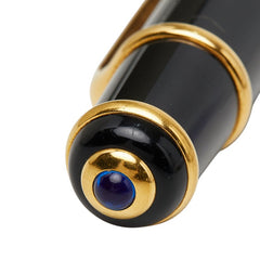 カルティエ ディアボロ ドゥ カルティエ ボールペン ブラック ゴールド プラスチック メッキ レディース CARTIER 【中古】