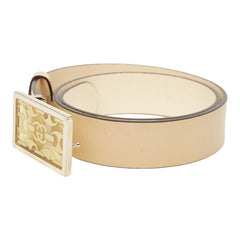 グッチ ベルト サイズ:80/32 ベージュ レザー レディース GUCCI 【中古】