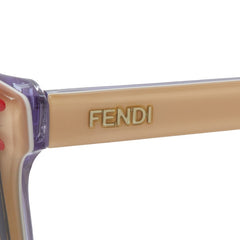 フェンディ サングラス FS5279 ベージュ レッド パープル プラスチック レディース FENDI 【中古】
