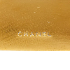 シャネル ロゴプレート ブローチ ゴールド メッキ レディース CHANEL 【中古】