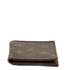 ルイ ヴィトン モノグラム ポルト カルト パス ヴェルティカル パスケース M66541 ブラウン PVC レザー レディース LOUIS VUITTON 【中古】