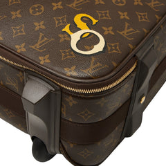 ルイ ヴィトン モノグラム ぺガス55 キャリーバッグ スーツケース M23294 ブラウン PVC レザー レディース LOUIS VUITTON 【中古】