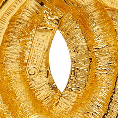 シャネル マトラッセ ココマーク ブローチ ヴィンテージ ゴールド メッキ レディース CHANEL 【中古】