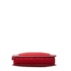 グッチ GGキャンバス ワンショルダーバッグ 001 4205 レッド キャンバス パテントレザー レディース GUCCI 【中古】