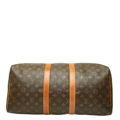 ルイ ヴィトン モノグラム キーポル45 ボストンバッグ ハンドバッグ M41428 ブラウン PVC レザー レディース LOUIS VUITTON 【中古】