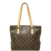 ルイ ヴィトン モノグラム カバ ピアノ トートバッグ ショルダーバッグ M51148 ブラウン PVC レザー レディース LOUIS VUITTON 【中古】