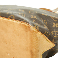 ルイ ヴィトン モノグラム カバ ピアノ トートバッグ ショルダーバッグ M51148 ブラウン PVC レザー レディース LOUIS VUITTON 【中古】