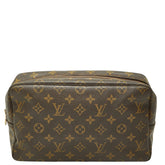 ルイ ヴィトン モノグラム トゥルーストワレット28 セカンドバッグ M47522 ブラウン PVC レザー レディース LOUIS VUITTON 【中古】