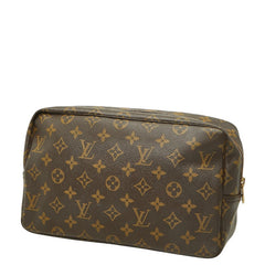 ルイ ヴィトン モノグラム トゥルーストワレット28 セカンドバッグ M47522 ブラウン PVC レザー レディース LOUIS VUITTON 【中古】