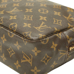 ルイ ヴィトン モノグラム トゥルーストワレット28 セカンドバッグ M47522 ブラウン PVC レザー レディース LOUIS VUITTON 【中古】