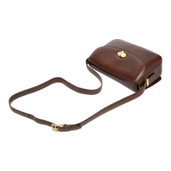 セリーヌ 斜め掛け ショルダーバッグ ブラウン レザー レディース CELINE 【中古】
