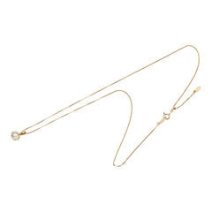 K18YG イエローゴールド ダイヤモンド ダイヤ1.01ct ペンダントトップ ネックレス レディース 【中古】