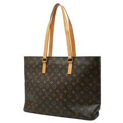 ルイ ヴィトン モノグラム ルコ トートバッグ ショルダーバッグ M51155 ブラウン PVC レザー レディース LOUIS VUITTON 【中古】