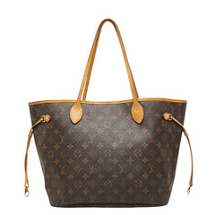 ルイ ヴィトン モノグラム ネヴァーフルMM ショルダーバッグ トートバッグ M40156 ブラウン PVC レザー レディース LOUIS VUITTON 【中古】
