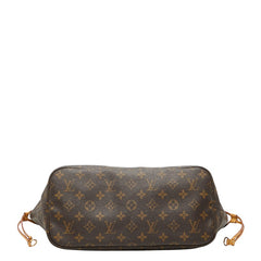 ルイ ヴィトン モノグラム ネヴァーフルMM ショルダーバッグ トートバッグ M40156 ブラウン PVC レザー レディース LOUIS VUITTON 【中古】