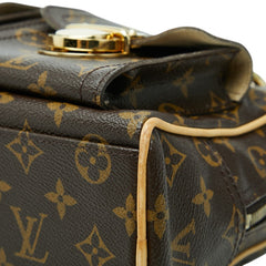 ルイ ヴィトン モノグラム マンハッタンPM ハンドバッグ M40026 ブラウン PVC レザー レディース LOUIS VUITTON 【中古】