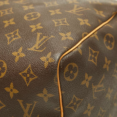 ルイ ヴィトン モノグラム キーポル45 ボストンバッグ トラベルバッグ M41428 ブラウン PVC レザー レディース LOUIS VUITTON 【中古】
