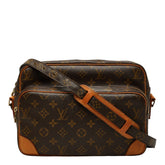 ルイ ヴィトン モノグラム ナイル 斜め掛け ショルダーバッグ M45244 ブラウン PVC レザー レディース LOUIS VUITTON 【中古】