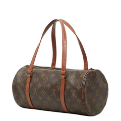 ルイ ヴィトン モノグラム パピヨン30(旧) ハンドバッグ M51365 ブラウン PVC レザー レディース LOUIS VUITTON 【中古】