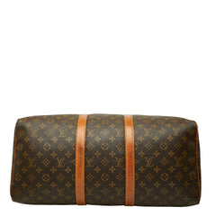 ルイ ヴィトン モノグラム キーポル50 ボストンバッグ トラベルバッグ M41426 ブラウン PVC レザー レディース LOUIS VUITTON 【中古】