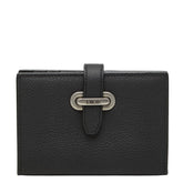 ディオール ノルマンディ カードケース ブラック レザー レディース Dior 【中古】