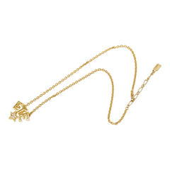サンローラン スター 星 モチーフ ネックレス ゴールド メッキ ラインストーン レディース SAINT LAURENT 【中古】