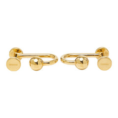 グッチ カフス カフリンクス アクセサリー ゴールド メッキ GP メンズ GUCCI 【中古】