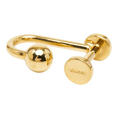 グッチ カフス カフリンクス アクセサリー ゴールド メッキ GP メンズ GUCCI 【中古】