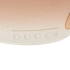 グッチ リムレス アイウェア サングラス グラデーションレンズ GG2653/S クリアブラウン プラスチック メッキ レディース GUCCI 【中古】