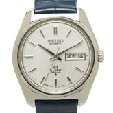 セイコー グランドセイコー 腕時計 6146-8000 自動巻き シルバー文字盤 ステンレススチール レザー メンズ SEIKO 【中古】