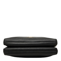 コーチ ミア クロスボディ 斜め掛け ショルダーバッグ F76645 ブラック レザー レディース COACH 【中古】