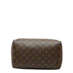 ルイ ヴィトン モノグラム スピーディ30 ミニボストンバッグ ハンドバッグ M41108 ブラウン PVC レザー レディース LOUIS VUITTON 【中古】