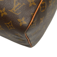 ルイ ヴィトン モノグラム スピーディ30 ミニボストンバッグ ハンドバッグ M41108 ブラウン PVC レザー レディース LOUIS VUITTON 【中古】