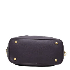 ルイ ヴィトン モノグラム マヒナ ステラPM ハンドバッグ ショルダーバッグ 2WAY M93983 パープル レザー レディース LOUIS VUITTON 【中古】