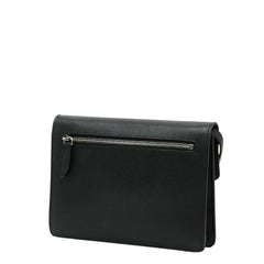 バーバリー ノバチェック 斜め掛け ショルダーバッグ ブラウン ブラック キャンバス レザー レディース BURBERRY 【中古】