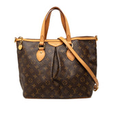 ルイ ヴィトン モノグラム パレルモPM ハンドバッグ ショルダーバッグ 2WAY M40145 ブラウン PVC レザー レディース LOUIS VUITTON 中古