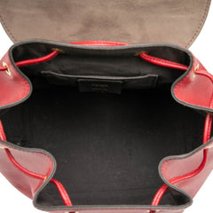 フェンディ エフ イズ リュック・デイパック 8BZ043 レッド レザー レディース FENDI 【中古】