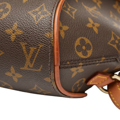 ルイ ヴィトン モノグラム エリプス サック アド リュック バックパック M51125 ブラウン PVC レザー レディース LOUIS VUITTON 【中古】