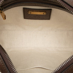グッチ 100周年記念 ロゴ ウエストバッグ ボディバッグ 602695 ブラウン レザー メンズ GUCCI 【中古】