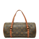 ルイ ヴィトン モノグラム パピヨン26 ハンドバッグ M51366 ブラウン PVC レザー レディース LOUIS VUITTON 【中古】
