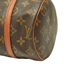 ルイ ヴィトン モノグラム パピヨン26 ハンドバッグ M51366 ブラウン PVC レザー レディース LOUIS VUITTON 【中古】