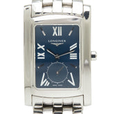 ロンジン ドルチェヴィータ 腕時計 L5 655 4 クオーツ ネイビー文字盤 ステンレススチール メンズ LONGINES 【中古】