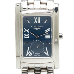 ロンジン ドルチェヴィータ 腕時計 L5 655 4 クオーツ ネイビー文字盤 ステンレススチール メンズ LONGINES 【中古】
