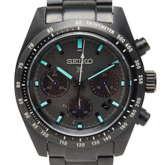 セイコー プロスペックス ソーラークロノグラフ 腕時計 SBDL103 ソーラー ブラック文字盤 ステンレス メンズ SEIKO 【中古】