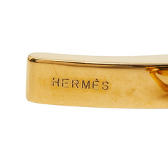 エルメス フィルー グローブホルダー 手袋ホルダー ゴールド メッキ レディース HERMES 【中古】