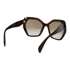 プラダ ロゴ サングラス SPR16R ブラウン プラスチック レディース PRADA 【中古】