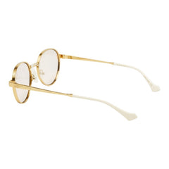 グッチ ボストン UVカット サングラス GG0872S ゴールド アイボリ プラスチック メッキ レディース GUCCI 【中古】