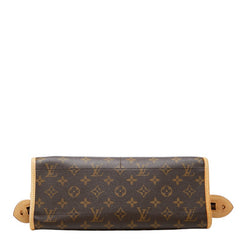 ルイ ヴィトン モノグラム ポパンクール ロン 斜め掛け ショルダーバッグ M40008 ブラウン PVC レザー レディース LOUIS VUITTON 【中古】